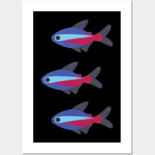 cardinal tetra Wall Art by pikaole